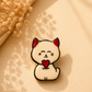 Sweetheart Cat Ceramic Brooch
