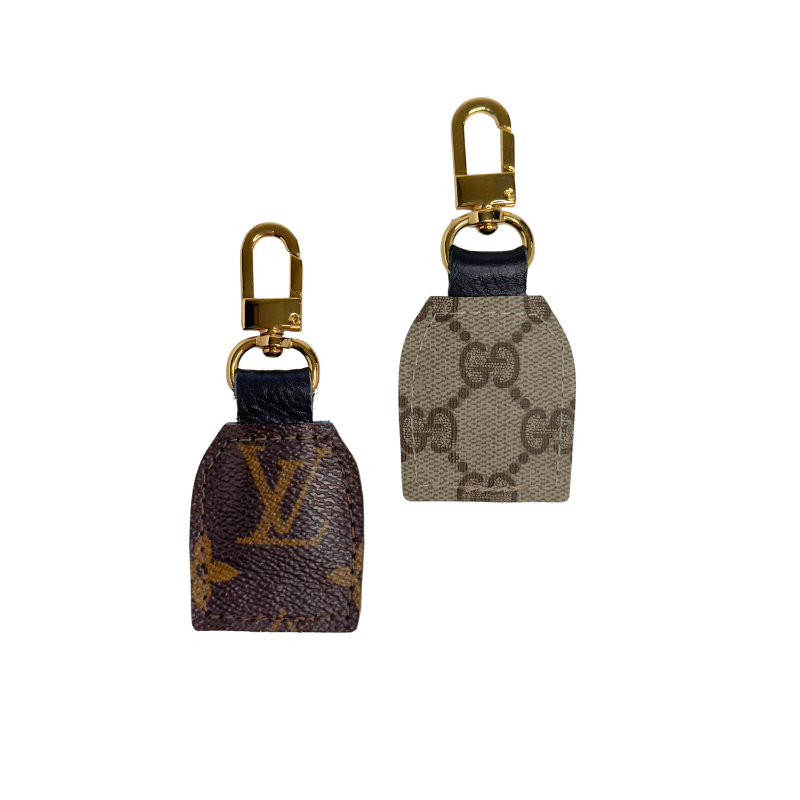 Le Charm Keychain - Upcycled Designer: GG Tag