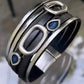 Silver Multi-strand Leather Bracelet