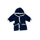 Bath, Beach or Pool Robe in Navy with Dinosaur Trim
