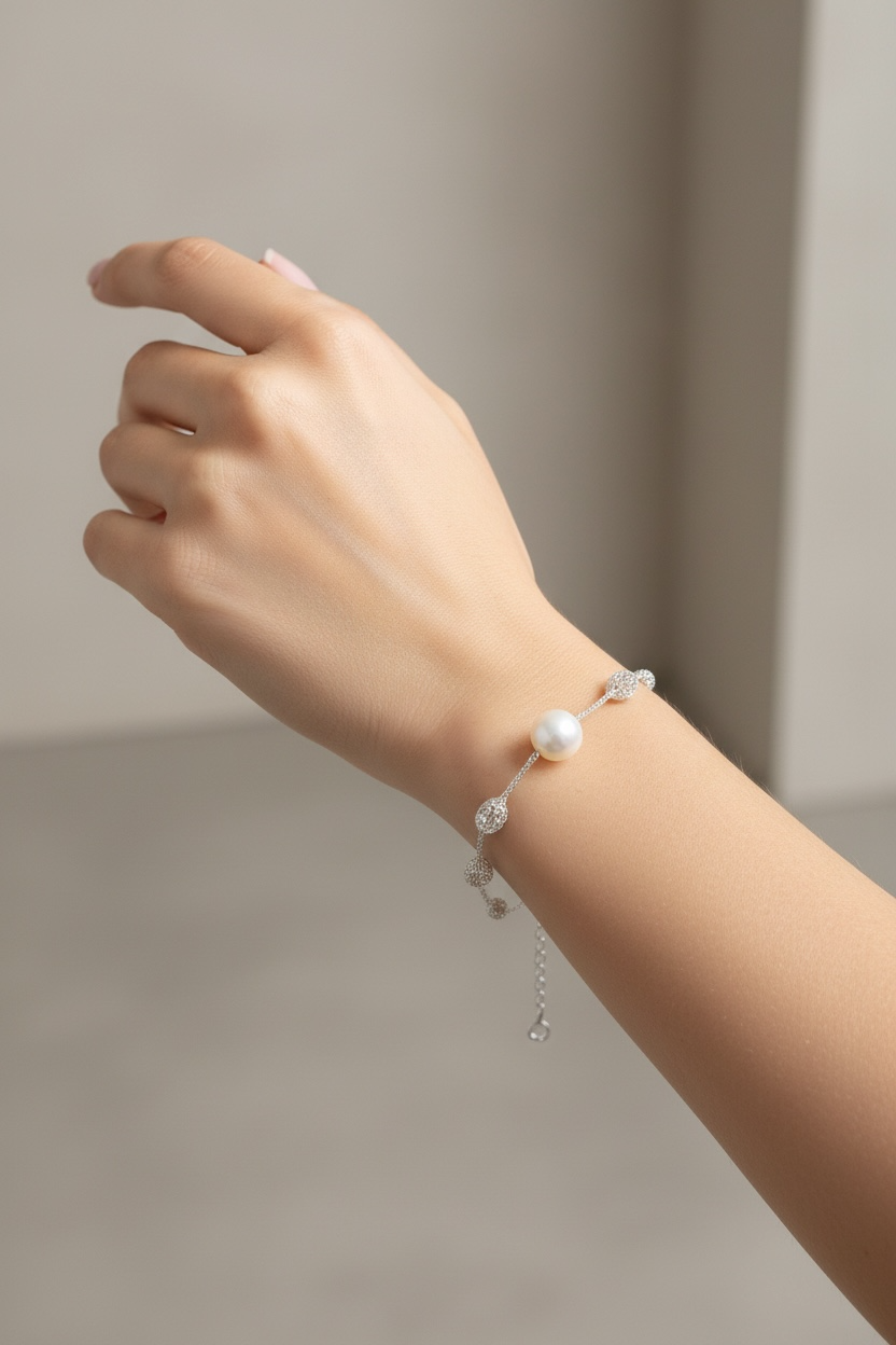 Silver Mesh Bracelet