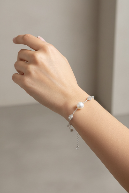 Silver Mesh Bracelet