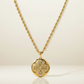 Armenian Heritage Reversible Clover Medallion Necklace – Hayr Mer Prayer Pendant (Unisex)