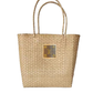 Upcycled Water Proof Tote Bag: Brown