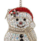 Ice Breaker Beaded Snowman Coin Purse