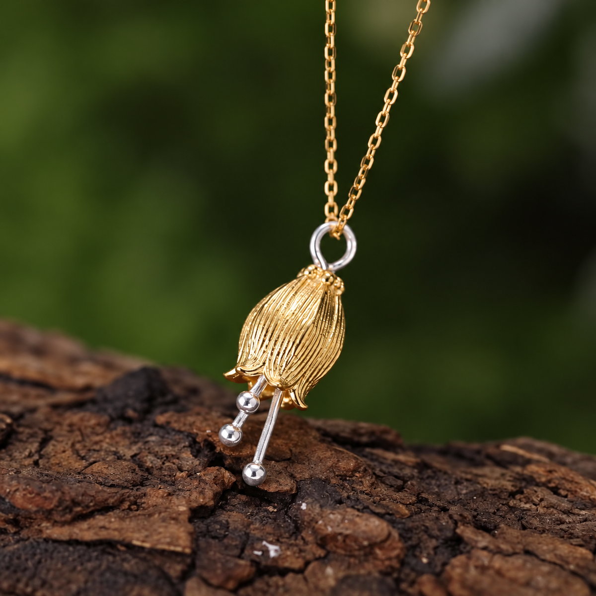 Lily Drop Pendant Necklace