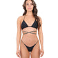 Auri Chain Bikini Bottom - Black