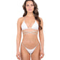 Auri Chain Bikini Bottom - White