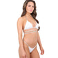 Auri Chain Bikini Bottom - White