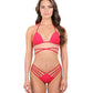 Rita Strappy Bikini Bottom - Red