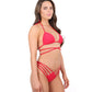 Rita Strappy Bikini Bottom - Red