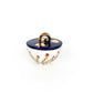 Bowl Floral Canister: Blue