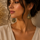 Agate Leaf Drop Earrings