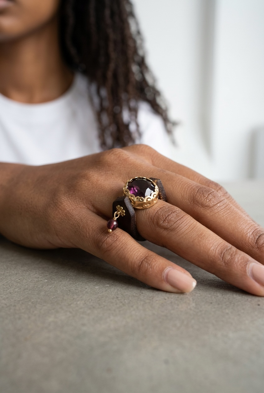 Round Stone Ring