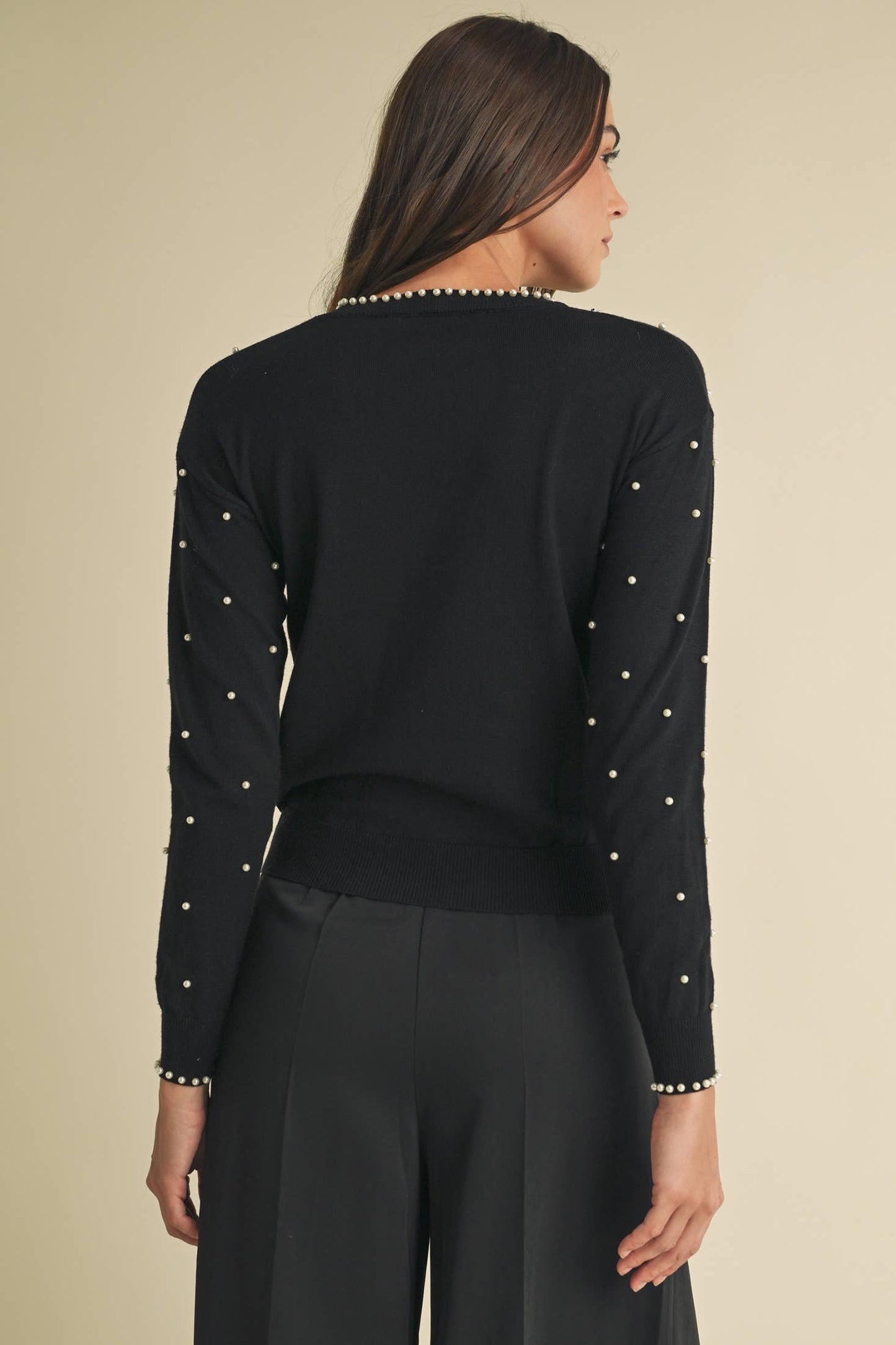 Pearl embellished Sweater