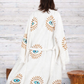 Turquoise + Gold Eye Kaftan Summer!