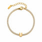 Armenian Initials Tennis Bracelets in Gold