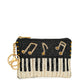 Play it Again Beaded Piano Keys and Notes Coin Purse
