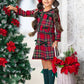 Made For Fashionistas Festive Plaid Tweed Blazer And Skirt Se