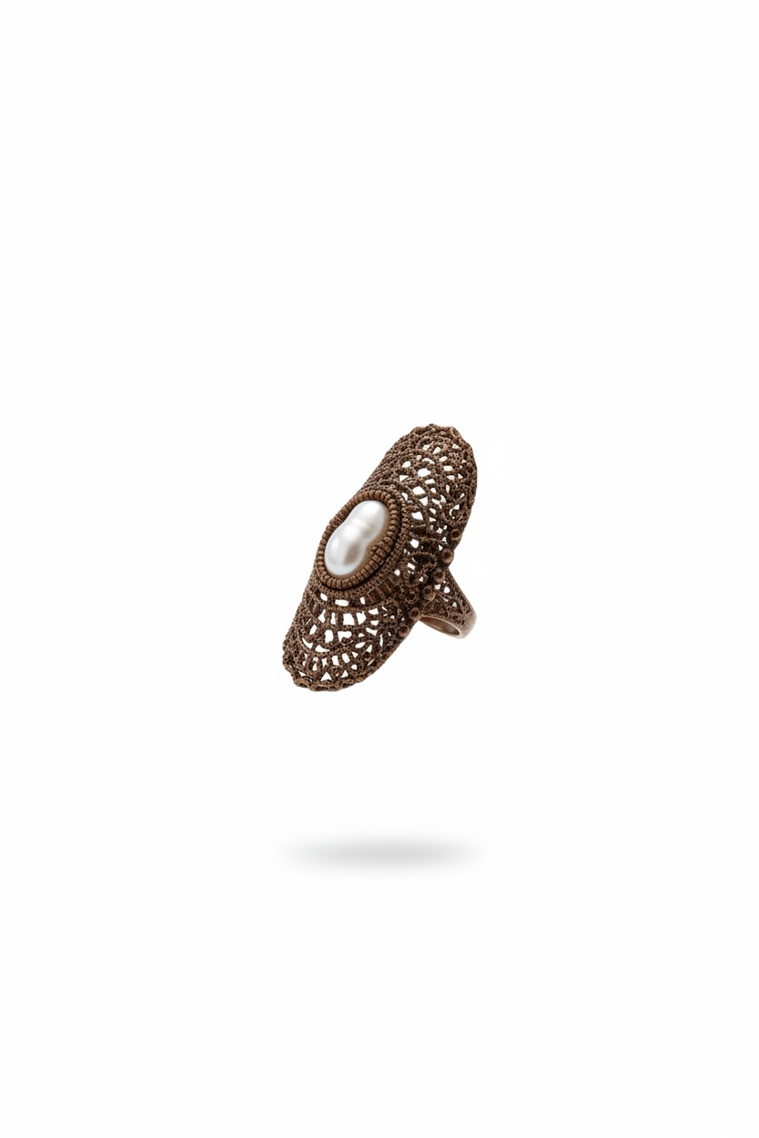 Copper knitted Ring