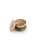 Ceramic And Kilim Canister: Beige