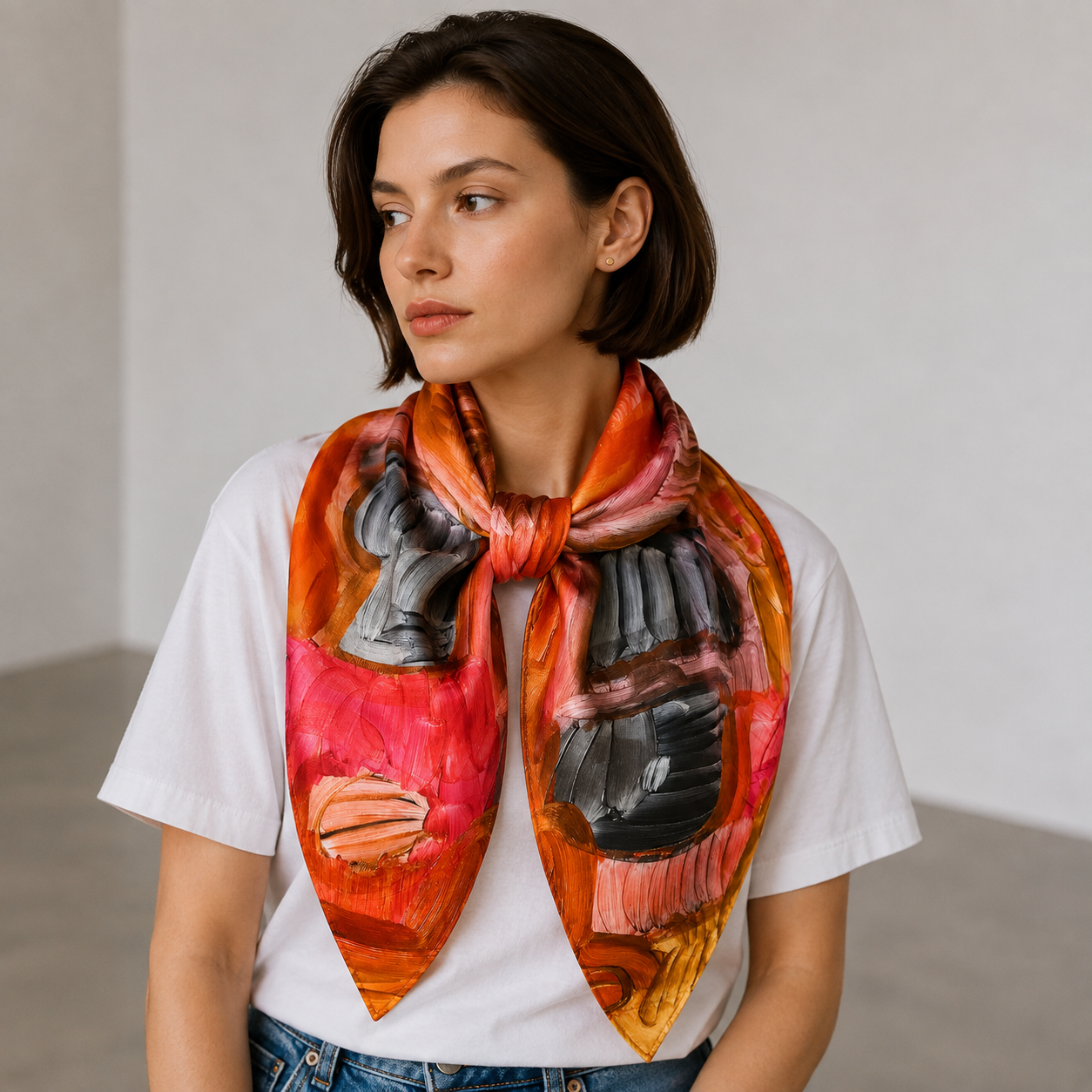 Ember Mosaic Scarf