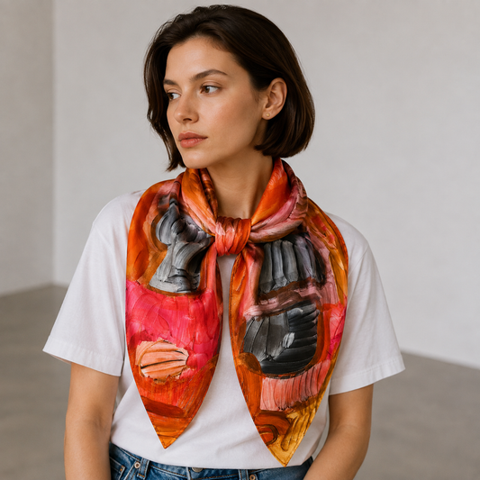 Ember Mosaic Scarf