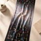 Armenian Alphabet Cashmere Scarf – Black