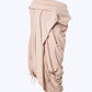 Oversize Cotton Kaftan Dress In Beige: Dark grey / L-XL-XXL