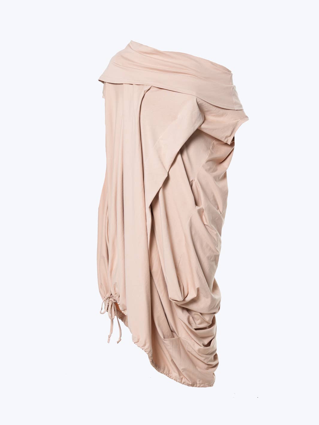 Oversize Cotton Kaftan Dress In Beige: Dark grey / L-XL-XXL