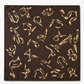 Batik Armenian Alphabet Silk Scarf square