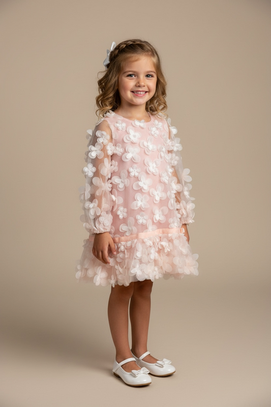 Pink Butterfly Dress