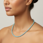 Hematite and Nylon Necklace