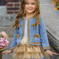 Hello Darling Blue Tweed Jacket & Tulle Skirt