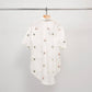 Cotton shirt with floral embroidery FIT4762533: White