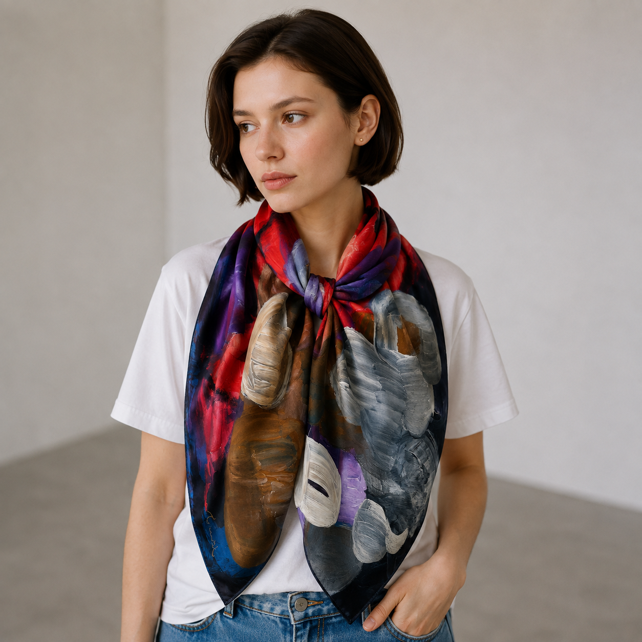 Chromatic Rhythm Scarf