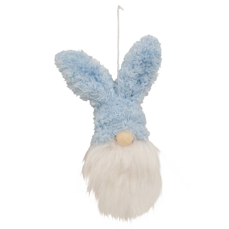 Fuzzy Gnome Bunny Ornament, 3 Asstd.