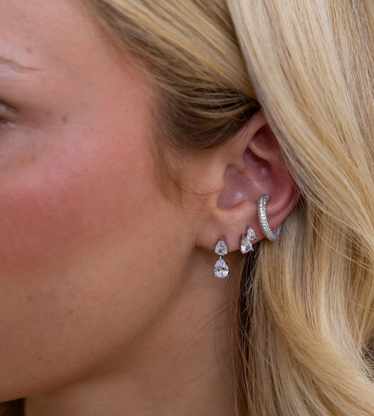Michelle Teardrop Stud