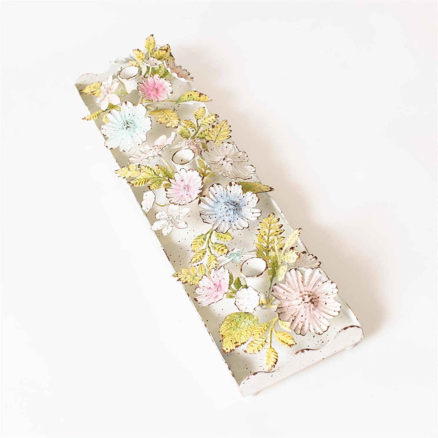 Dainty Hydrangea Taper Candle Holder