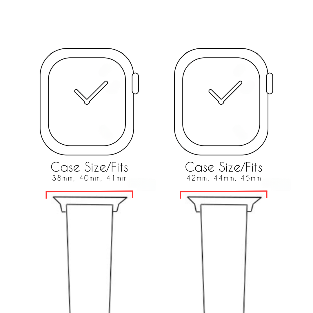 Apple Watch Band - Upcycled Monogram: 38/40/41