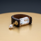 Leather & Pearl Statement Ring