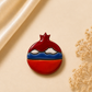 Ararat Pomegranate Ceramic Brooch