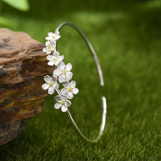 Flower Cluster Bangle