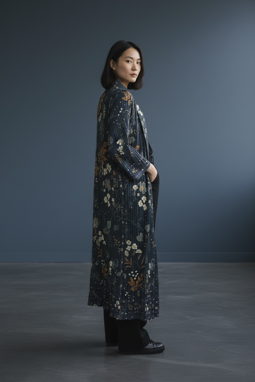 Antique Rug-Inspired Kaftan-Robe