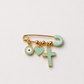 Baby Safety Pin Charm