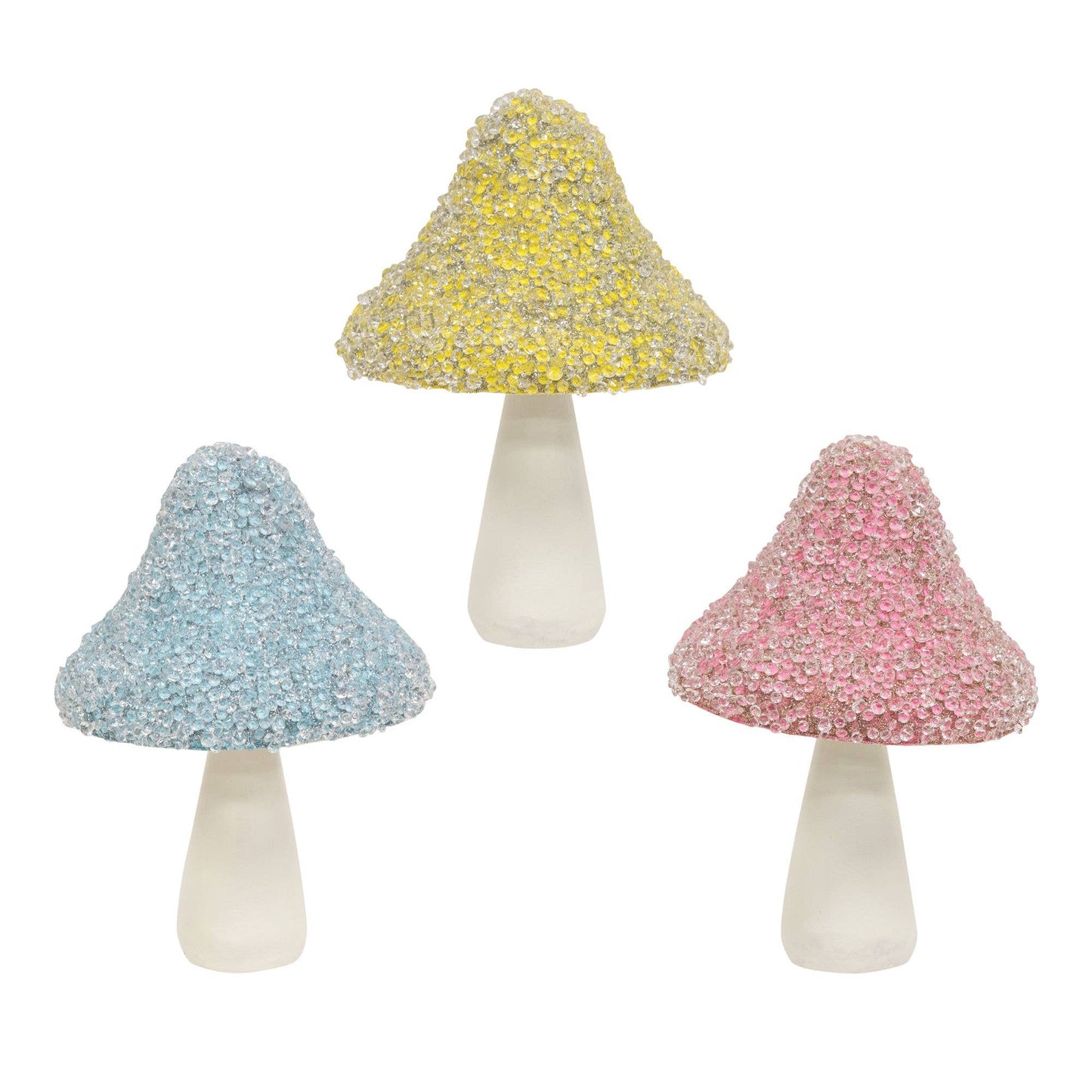 Spring Acrylic Mushroom Sitter 3 Asstd