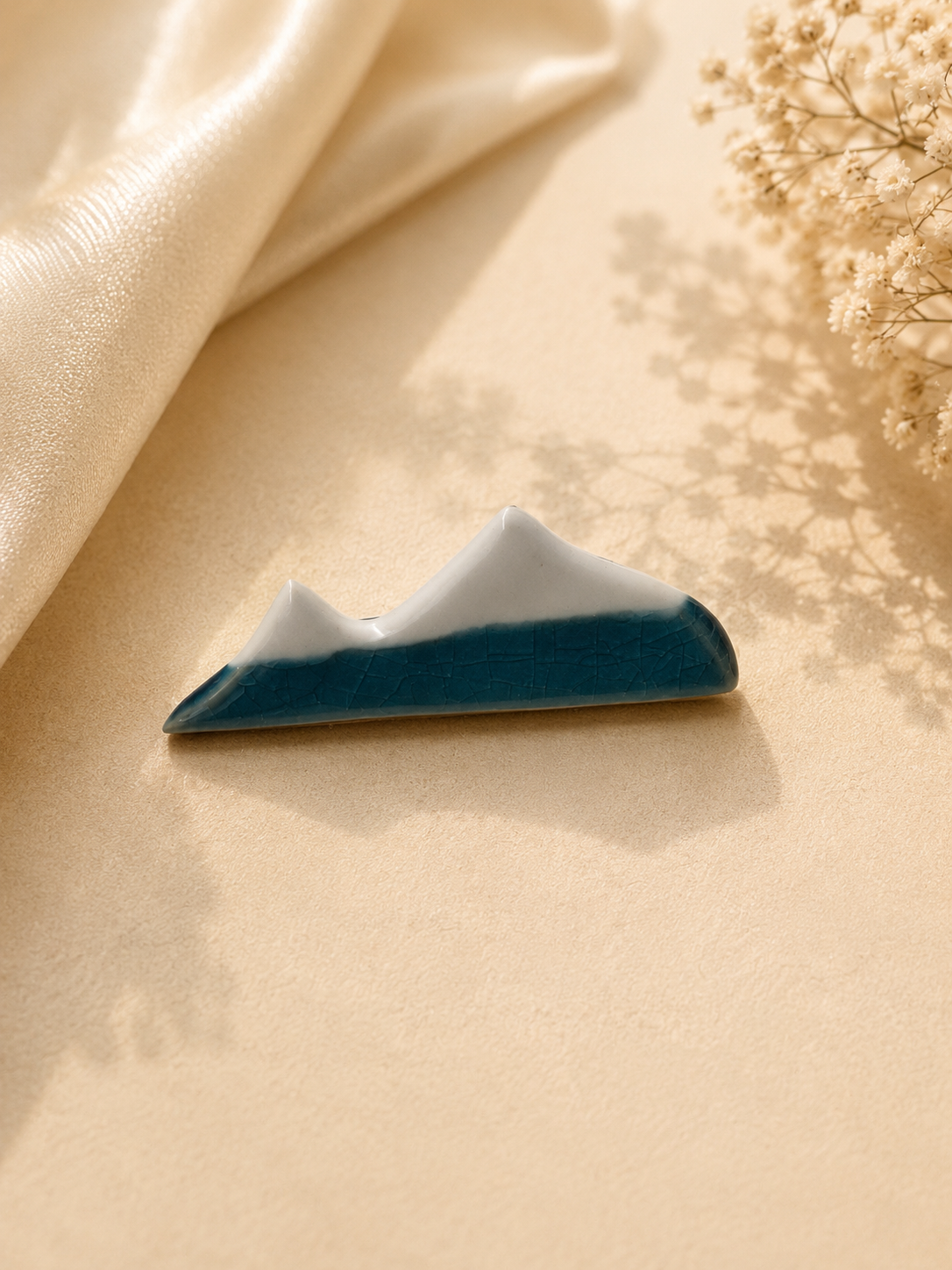 Mount Ararat Ceramic Brooch