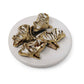 Gold Decorative Candle With Flower Design Lid: Gold Lid