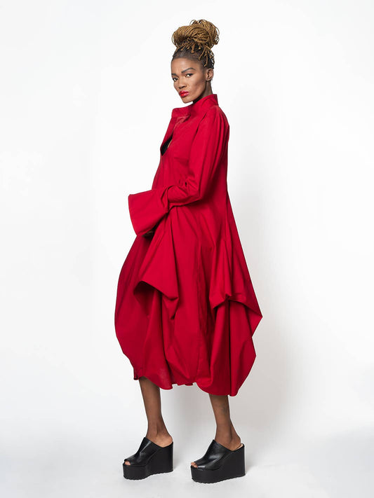 Oversize Shirt Dress: XL