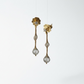Gold Mesh Hanging Earring